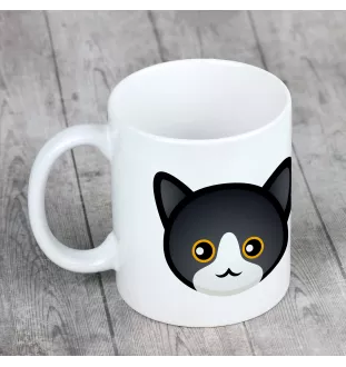 Manx - Tasse mit Grafik und Aufschrift der Marke Art-Dog