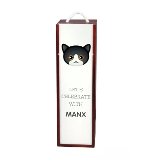 Manx pudło na wino z kotem Art-Dog