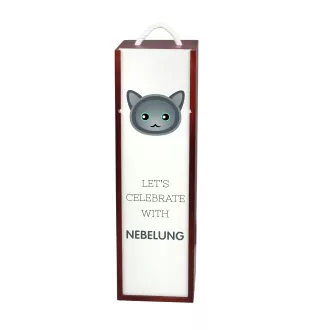 Nebelung pudło na wino z kotem Art-Dog