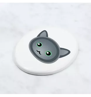 Nebelung płyta nagrobna z kotem Art-Dog