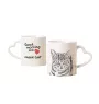 Manx - tasse avec un chat, une tasse adorable avec une anse en forme de cœur, un cadeau universel de la marque Art-Dog