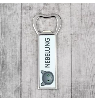 Nebelung - Flaschenöffner mit Grafik und Logo der Marke Art-Dog