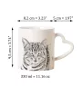 Manx - tasse avec un chat, une tasse adorable avec une anse en forme de cœur, un cadeau universel de la marque Art-Dog