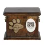 Norwegian Forest - urn for cat ashes, personalized urn with engraving, commemorative box for cat ashes by Art-Dog brand