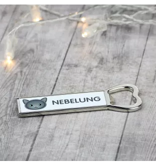Nebelung - ouvre-bouteille avec graphisme et logo de la marque Art-Dog