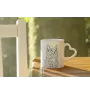 Nebelung - tasse avec un chat, une tasse adorable avec une anse en forme de cœur, un cadeau universel de la marque Art-Dog
