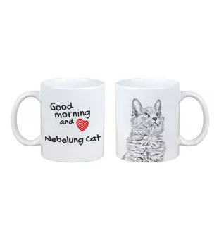 Nebelung - cat mug, personalized mug with print, classic gift for everyone from the Art-Dog brand
