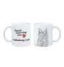 Nebelung kubek z kotem good morning Art-Dog