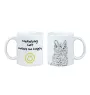 Nebelung - tasse avec un chat, une tasse joyeuse pour les amoureux des chiens, un cadeau personnalisé de la marque Art-Dog