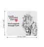 Norwegische Waldkatze - Mauspad mit Druck, personalisiertes Mauspad mit Katze, einzigartiges Gadget für Büroangestellte von Art-Dog.