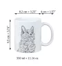 Nebelung - cat mug, cheerful mug for a dog lover, personalized gift from the Art-Dog brand