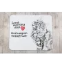 Norwegian Forest Cat - mouse pad with print, personalized cat pad, unique gadget for an office worker from the Art-Dog brand
