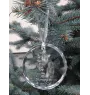 Norwegian Forest Cat - crystal bauble with a photo, photo of a cat in crystal, personalized Christmas tree ornament by Art-Dog brand