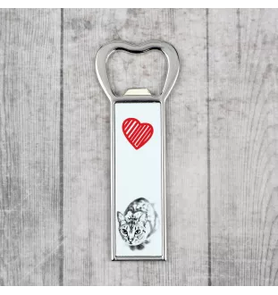 Ocicat - ouvre-bouteille avec un chat, ouvre-bouteille personnalisé pour le réfrigérateur, cadeau unique pour homme de la marque Art-Dog