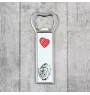 Ocicat - bottle opener with a cat, personalized fridge opener, unique gift for men by Art-Dog brand