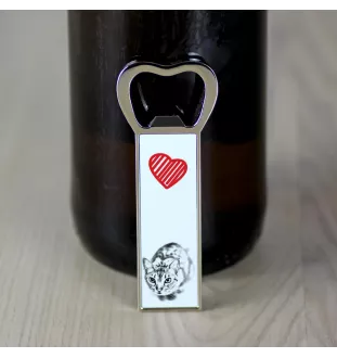 Ocicat - Flaschenöffner mit Katze, personalisierter Kühlschranköffner, ein einzigartiges Geschenk für Männer von der Marke Art-Dog.