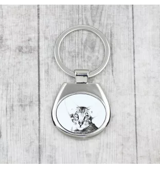 Orientalische Katze - Schlüsselanhänger mit Katze, Anhänger mit Aufdruck, personalisierter Anhänger der Marke Art-Dog