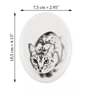Ocicat płyta nagrobna ze zdjęciem kota Art-Dog