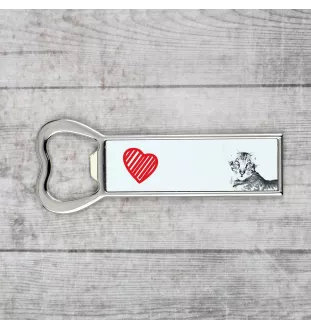 Orientalische Katze - Flaschenöffner mit Katze, personalisierter Kühlschranköffner, ein einzigartiges Geschenk für Männer von der Marke Art-Dog.