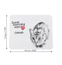 Ocicat - mouse pad with print, personalized cat pad, unique gadget for an office worker from the Art-Dog brand