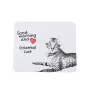 Orientalische Katze - Mauspad mit Druck, personalisiertes Mauspad mit Katze, einzigartiges Gadget für Büroangestellte von Art-Dog.