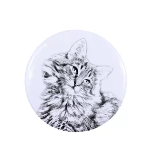 Norwegische Waldkatze - ein einzigartiger Ring, handgefertigt, Damenschmuck der Marke Art-Dog