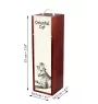 Oriental Cat - wine box with a cat, alcohol box with graphics, personalized gift box from the Art-Dog brand