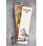 Oriental Cat - wine box with a cat, alcohol box with graphics, personalized gift box from the Art-Dog brand