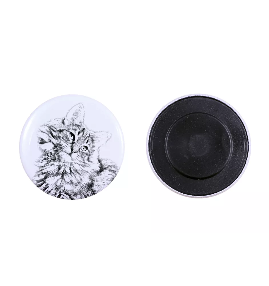 Norwegische Waldkatze - Sammlung von einzigartigen Magneten, eigenes Foto, Marke Art-Dog