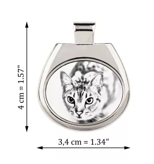 Ocicat - collier avec un chat, pendentif personnalisé avec une photo, collier unique pour hommes et femmes de la marque Art-Dog