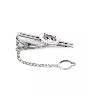 Norwegischer Wald - eleganter Metallschlüsselanhänger von Art-Dog als Geschenk