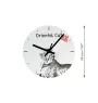 Oriental Cat - wall clock with a cat, shelf clock with a print, personalized home decoration from the Art-Dog brand