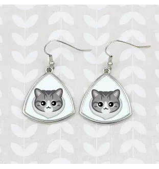 Norwegischer Wald - elegante Metall-Ohrringe als Geschenk der Marke Art-Dog