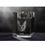 Ocicat - Bougeoir avec photo de chat, porte bougie en cristal, cadeau personnalisé par la marque Art-Dog