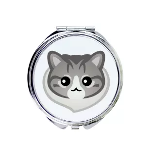 Norwegian Forest - pocket mirror for a purse by Art-Dog