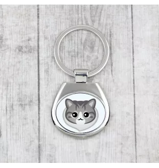 Norwegian Forest - keychain keychain for keys by Art-Dog brand