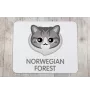 Norweski leśny podkładka z kotem Art-Dog