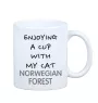 Norwegischer Wald - Tasse mit Grafik und Aufschrift der Marke Art-Dog