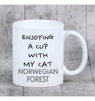Norwegischer Wald - Tasse mit Grafik und Aufschrift der Marke Art-Dog
