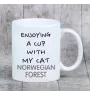 Norwegian Forest - mug with graphics and the logo of the Art-Dog brand