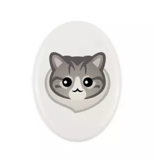 Norweski leśny płyta nagrobna z kotem Art-Dog