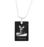 Chat oriental - Crystal pendant with cat, silver necklace with photo, personalised pendant by Art-Dog brand