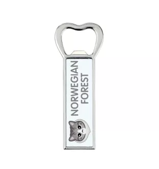 Norwegian Forest - bottle opener with the graphics and logo of the Art-Dog brand