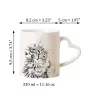 Norwegian Forest - cat mug, adorable heart-shaped handle mug, universal gift from Art-Dog brand