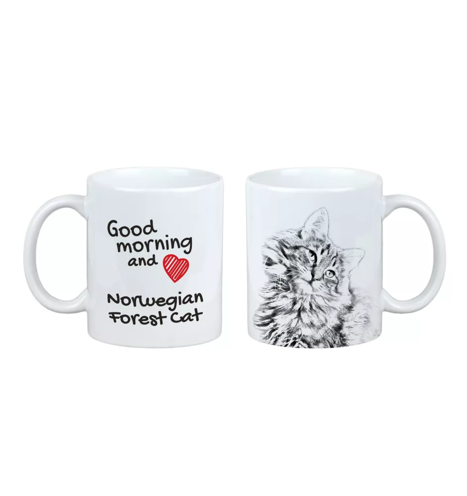 Forêt norvégienne - tasse avec un chat, tasse personnalisée avec impression, cadeau classique pour tous de la marque Art-Dog