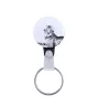 Oriental Cat - handmade keychain with a cat portrait, purse charm, product of the Art-Dog brand.