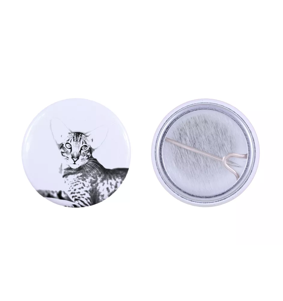 Chat oriental - un accessoire de sac à dos, un badge personnalisé, l'accessoire parfait pour les amoureux des animaux de la marque Art-Dog