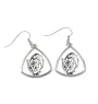 Ocicat - boucles d'oreilles avec un chat, boucles d'oreilles pendantes avec une image, bijoux personnalisés avec l'impression de la marque Art-Dog