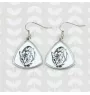 Ocicat - boucles d'oreilles avec un chat, boucles d'oreilles pendantes avec une image, bijoux personnalisés avec l'impression de la marque Art-Dog