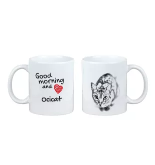 Ocicat kubek z kotem good morning Art-Dog